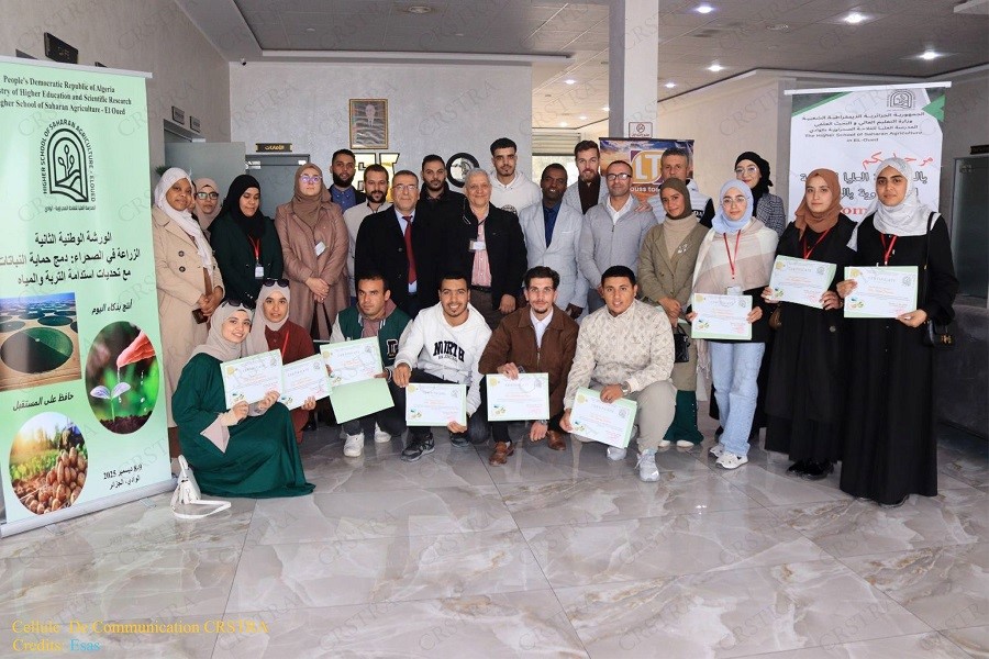 مشاركة مركز CRSTRA في الورشة الوطنية الثانية حول الزراعة في الصحراء بالوادي