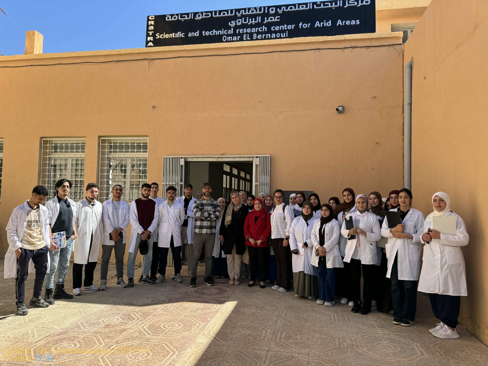 زيارة علمية لطلبة المدرسة الوطنية العليا للغابات خنشلة إلى CRSTRA ببسكرة